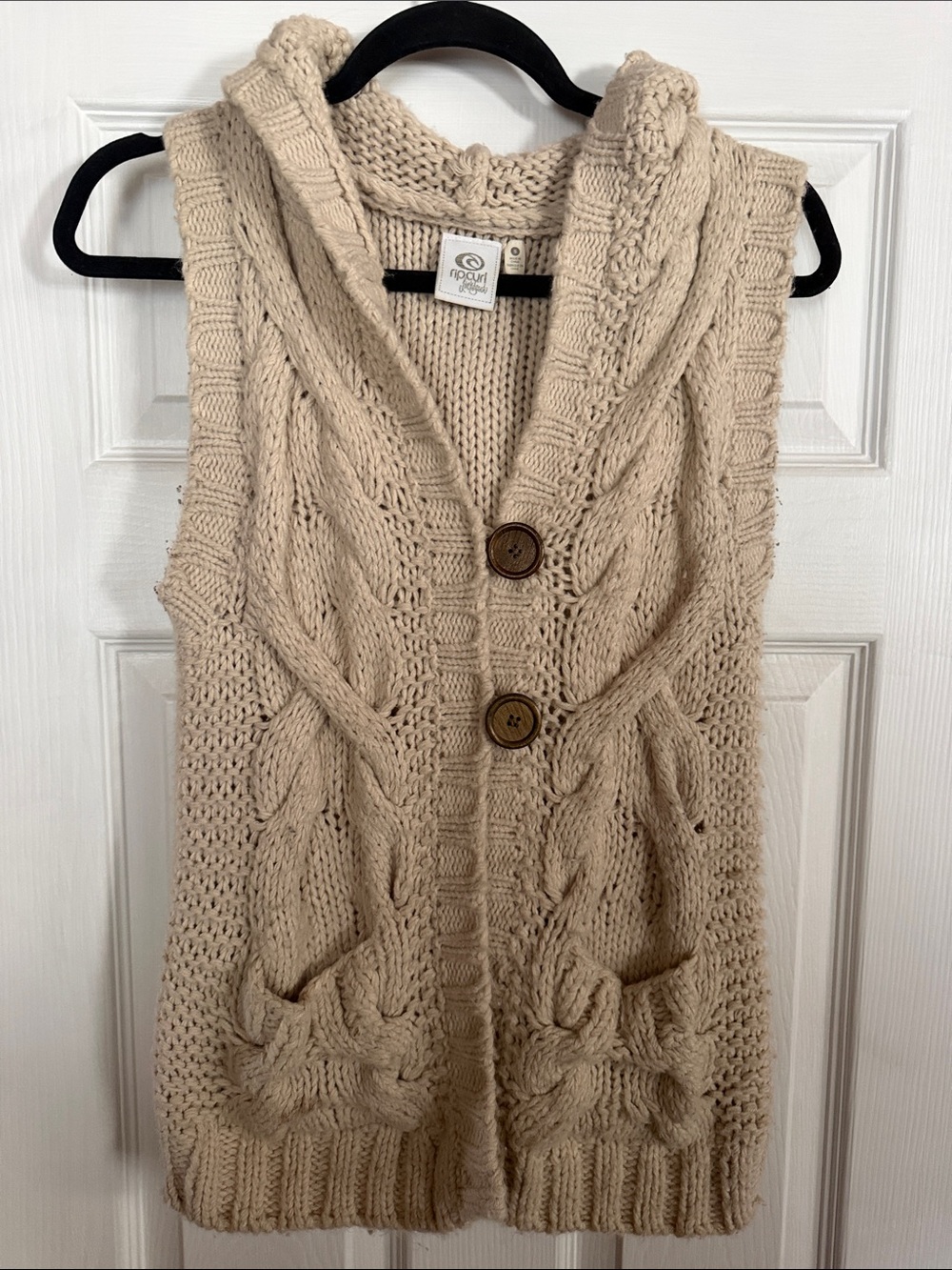 Rip Curl hooded sleeveless sweater vest